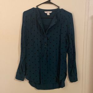 Old navy Tunic polka dot top